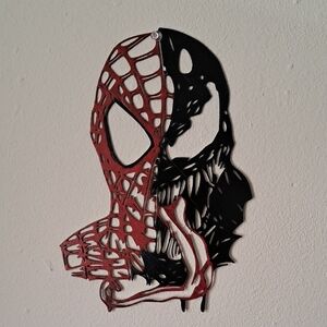 Spider-Man and Venom 3D Printed Wall Art